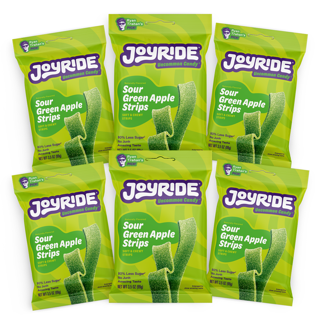 sour green apple strips - View 5