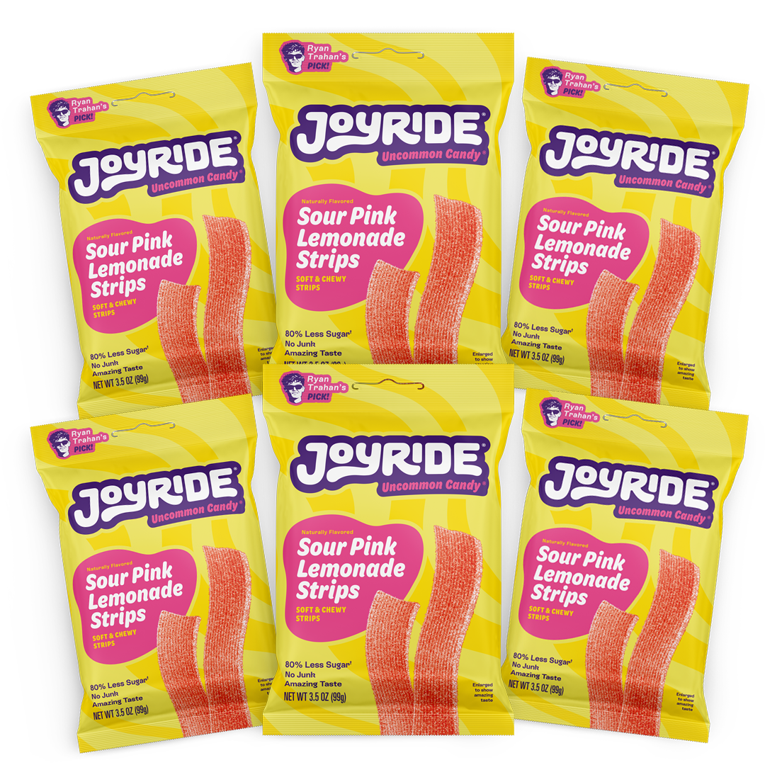 sour pink lemonade strips - View 5