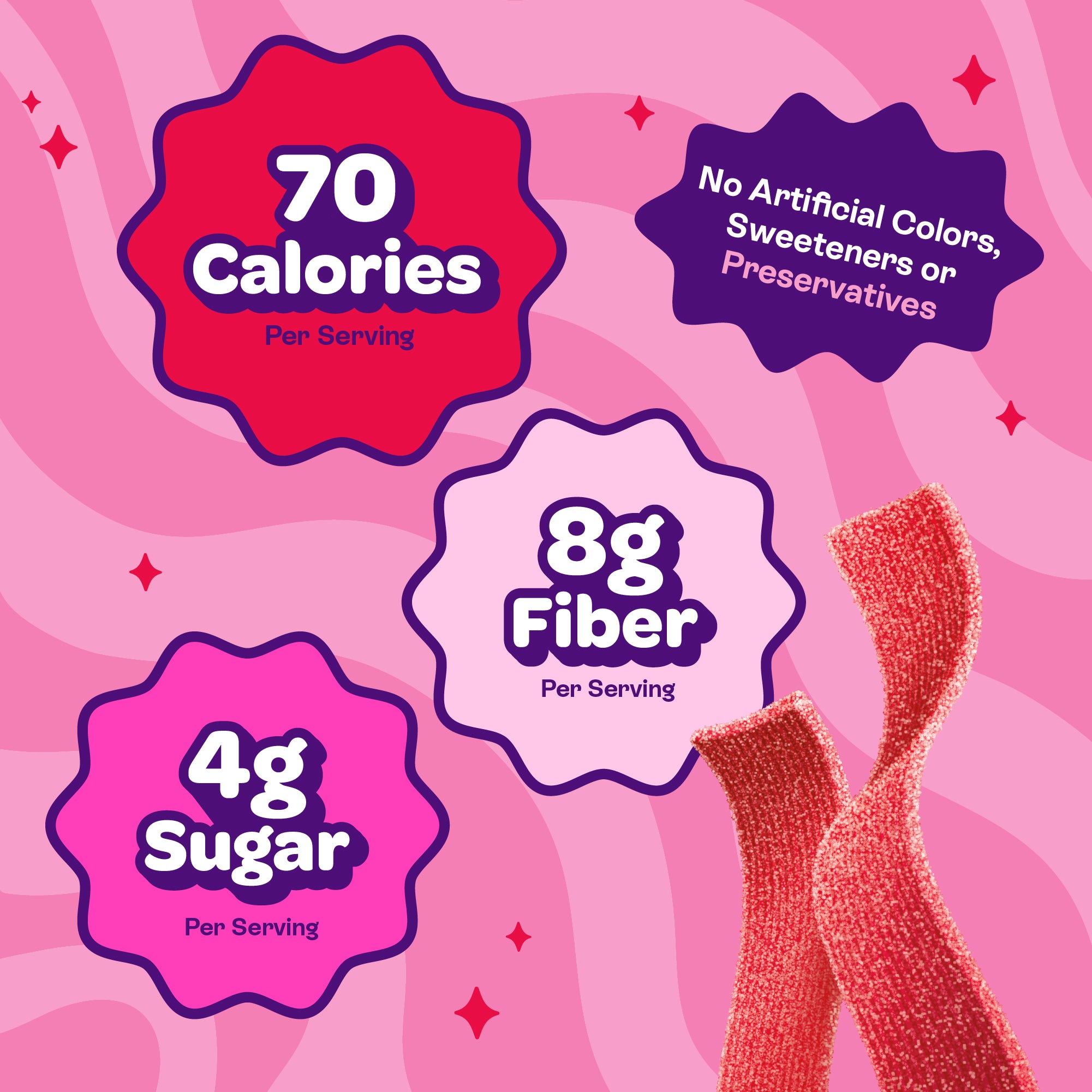sour strawberry strips - View 4