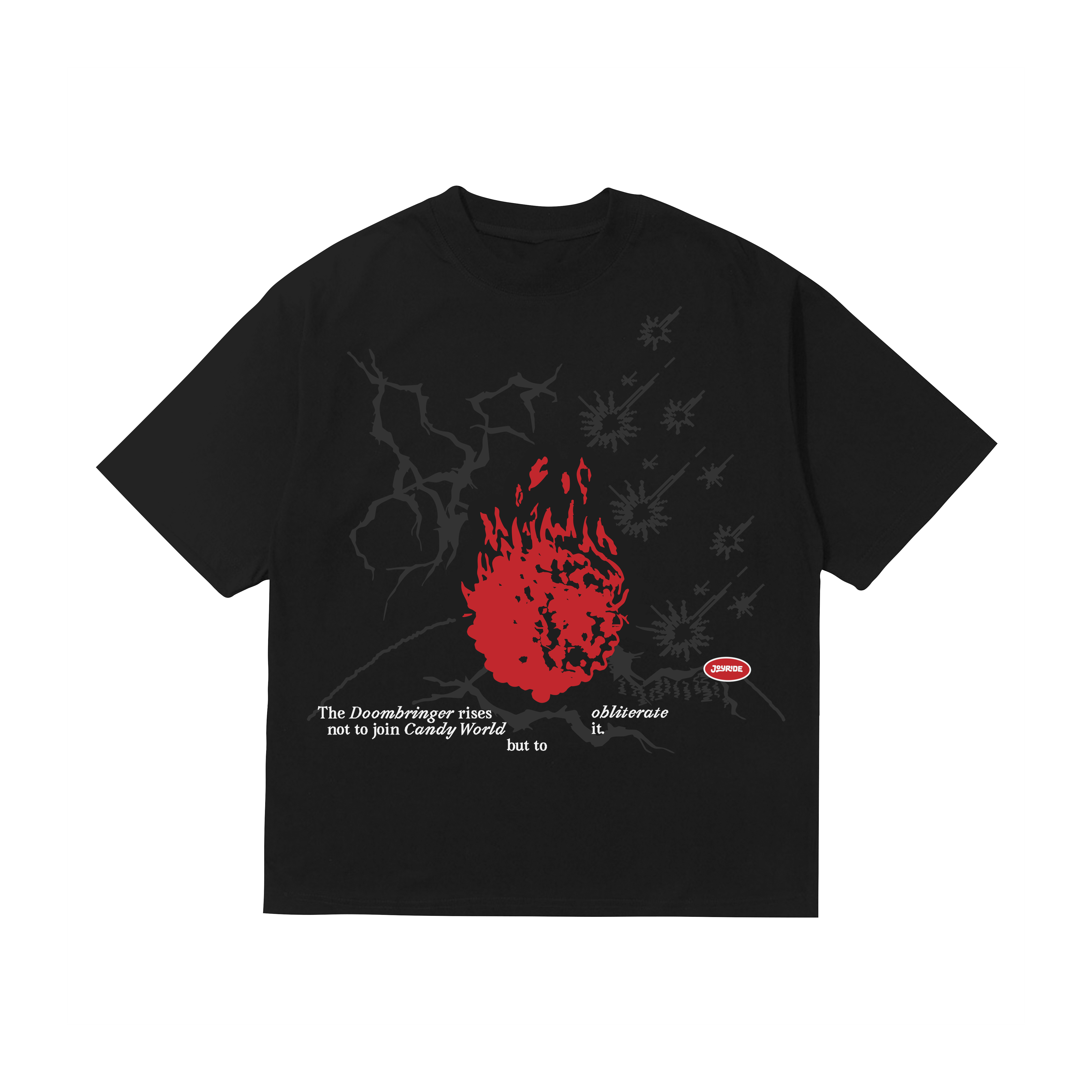 JOYRIDE Candy World Obliterator Short Sleeve T-Shirt - Black